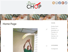 Tablet Screenshot of pizzachop.com